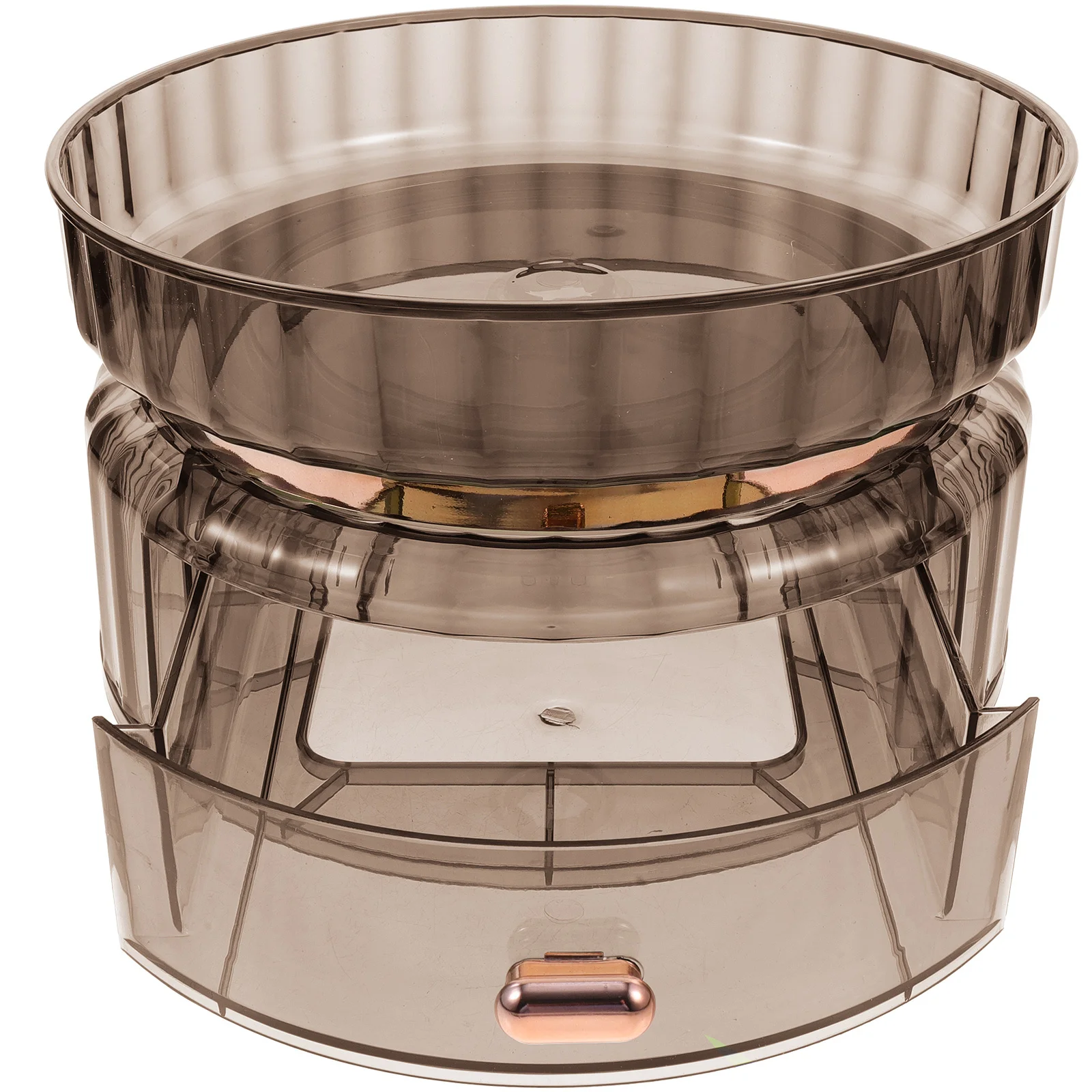 

Rotating Lipstick Holder Desktop Makeup Organizer Smooth Polishing Cosmetics Storage Case Bathroom Vanity Storage