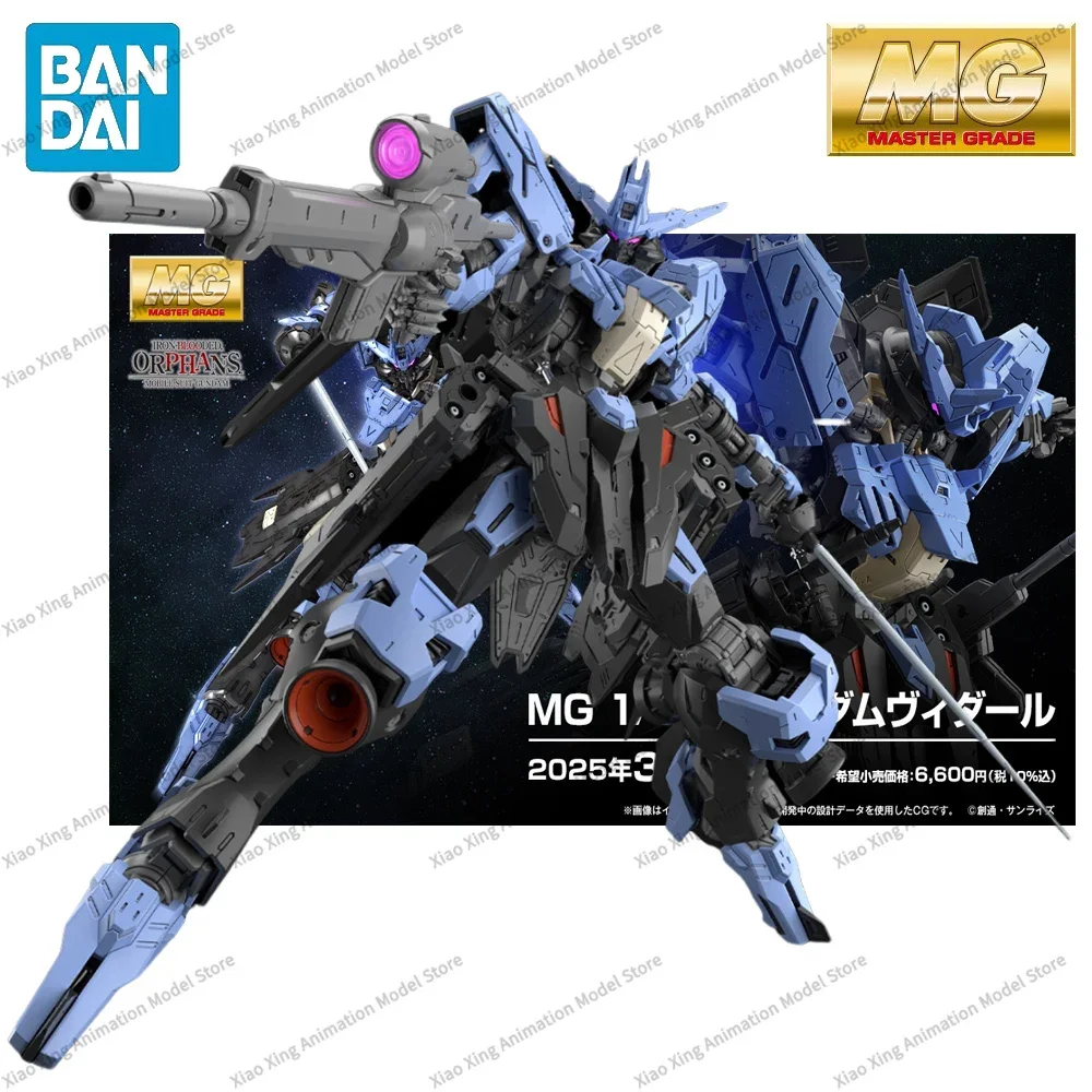 BANDAI MG 1/100 Mobile Suit Gundam: Iron-Blooded Orphans ASW-G-XX Gundam Vidar Ver. Anime Action Figures Assembly Model Toy