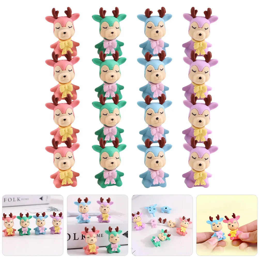 

24Pcs Creative Erasers Premium Quality Mini Erasers for Students Smooth Wipe Clean Pencil Marks Ideal for Classrooms