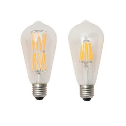 LED Edison Filament Bulbs Warm white Lights ST64 Dimmable E27 2W 4W 6W 8W 12W 16W 220V 110V 2700K 6000K 360 Degree Energy Lamps