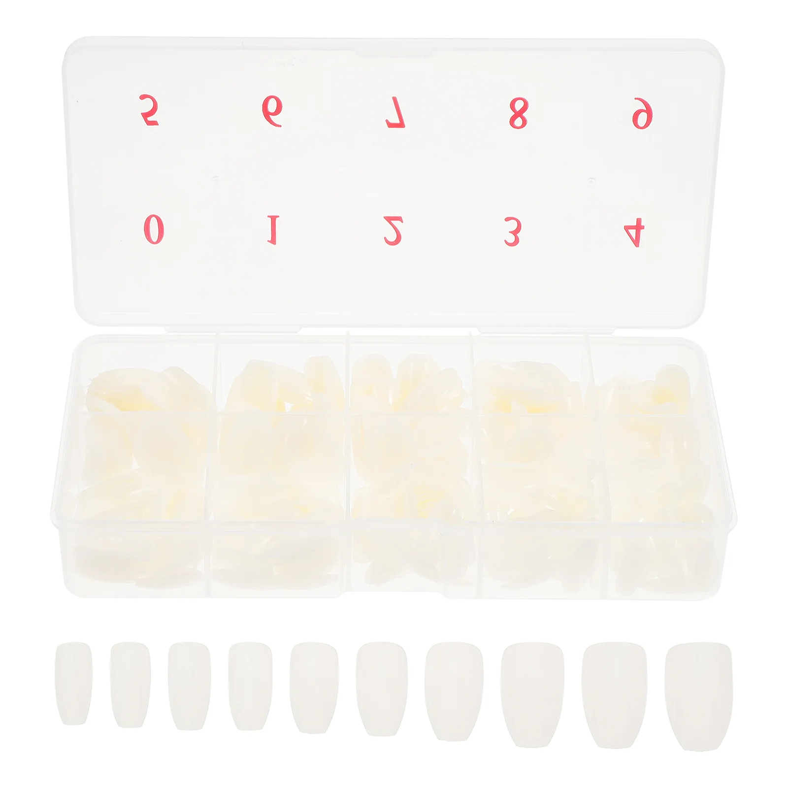 

500pcs Full Cover False Nails Women Tips Detachable DIY Nail Art Decoration Wedding Prom Date Gift Home Use