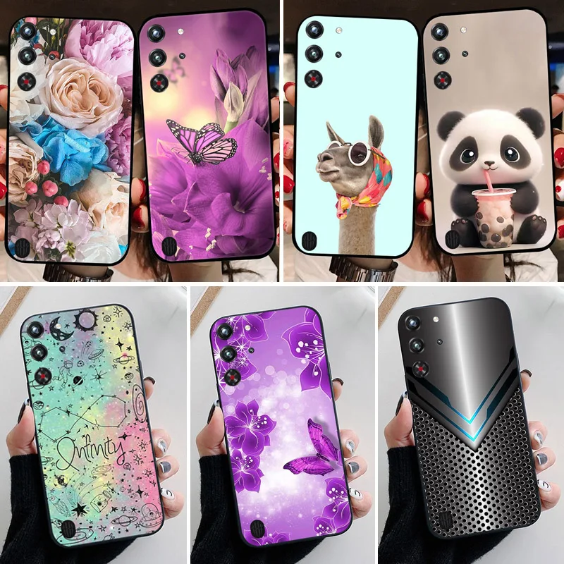 For ZTE nubia Red Magic 10 Pro Case Fashion Soft Silicone Back Cases for Nubia RedMagic 10 Pro+ Plus 5G Z70 Ultra Phone Cover