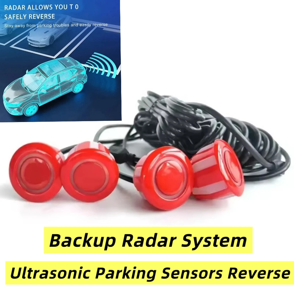 

4PCS 22mm Ultrasonic Parking Sensors Reverse Backup Radar System for Vehicles Sensor Fitting