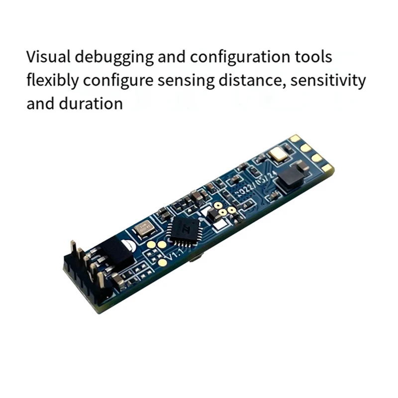 Módulo de detección de presencia humana inteligente LD2410B, Sensor de interruptor de movimiento de onda milimétrica, Radar de 24Ghz, Cable BT +, 5V, LD2420