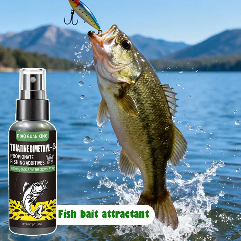 Atrayente de Peces DMPT, Aditivo para Cebo, Botella de Spray Líquido, Aroma Fuerte de Larga Distancia, Herramientas para Mejorar el Éxito en la Pesca en Todas las Estaciones