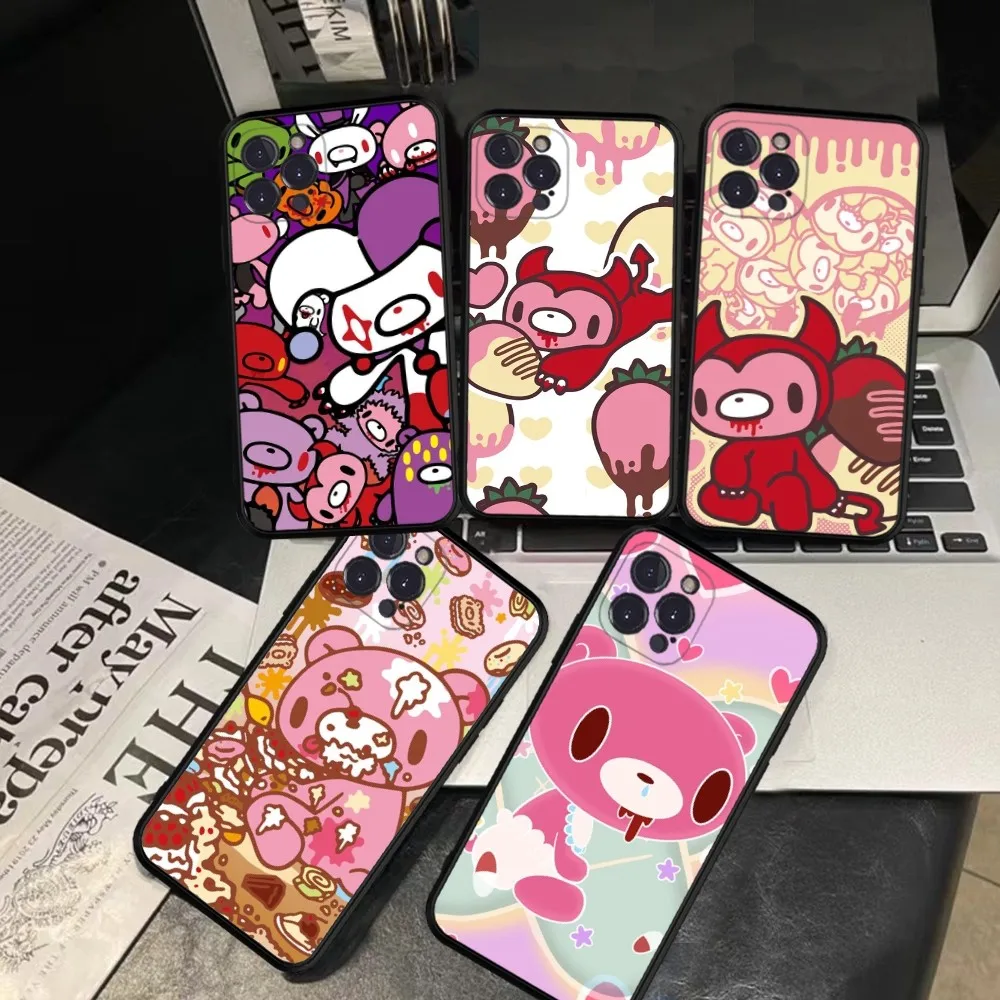 

Cute G-Gloomy B-Bear Phone Case Silicone Soft For Iphone 15 14 13 12 11 Pro Mini XS MAX 8 7 6 Plus X XS XR Cover