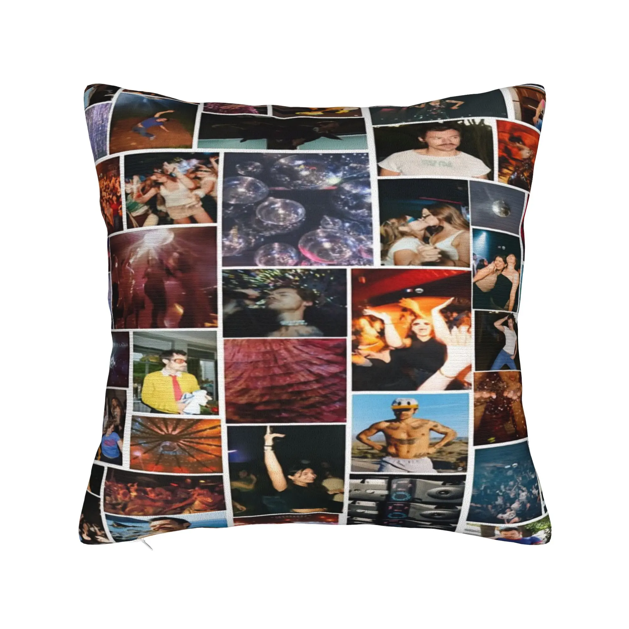 Harrys Styles Kiss All The Time Disco Pillow Cover  Soft Cushion Cover Funny Pillow Case For Living Room Chair
