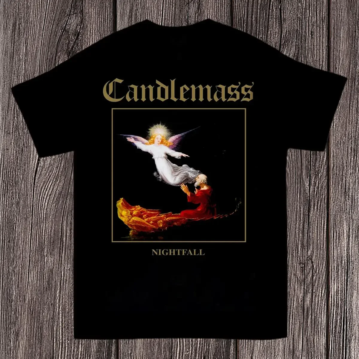 Candlemass Band Nightfall Shirt Classic Black Unisex S-2345XL RE452