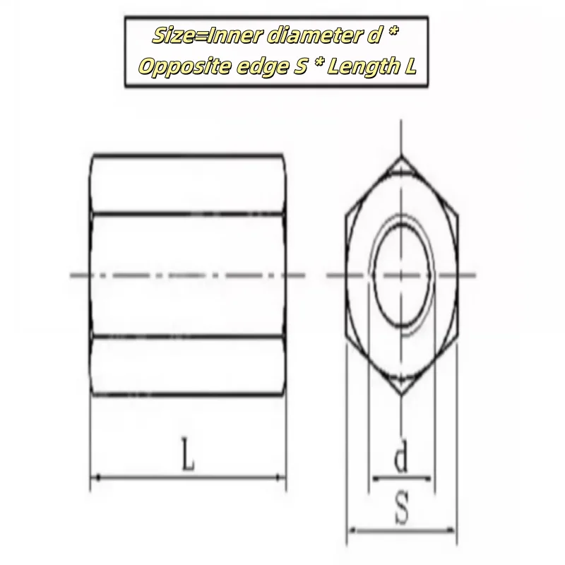M5 M6 M8 M10 M12 M16 M20 M24 الزنك مطلي مسدس عرافة تمديد طويل قضيب موصل مشترك كم أنبوبي اقتران الجوز #3
