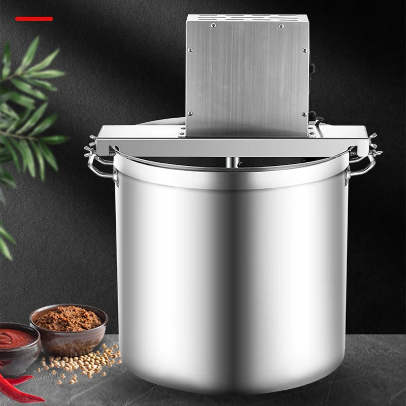 Automatic Commercial Blender Boil Stir Fry Pan Stainless Steel Barrel Non Stick Pan Increase Capacity Sauce Frying Machine