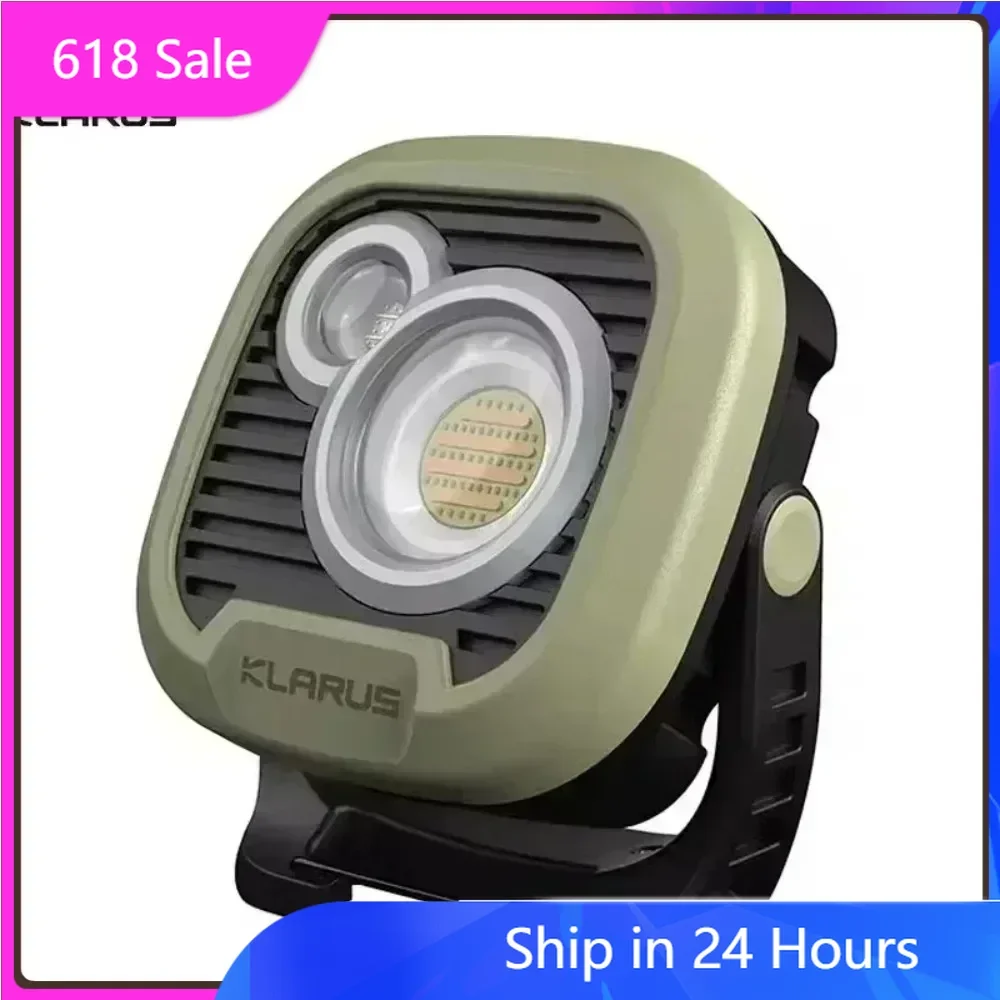

Klarus WL3 1500Lumens Rechargeable Camping Lantern 1500Lumens 4 Color Temperatures With Magnetic Built-in13500mAh battery