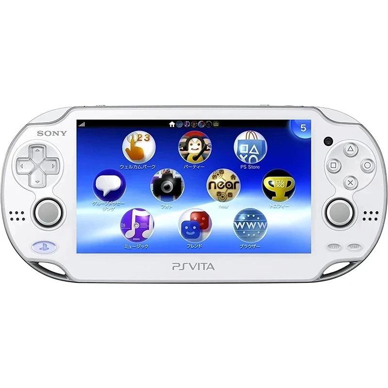 وحدة تحكم ألعاب محمولة أصلية 100% PSVITA 1000 PS Vita 1000 تركيب غير مقفول لـ PKGJ وأدرينالين 5 بوصة OLED PSV Fat