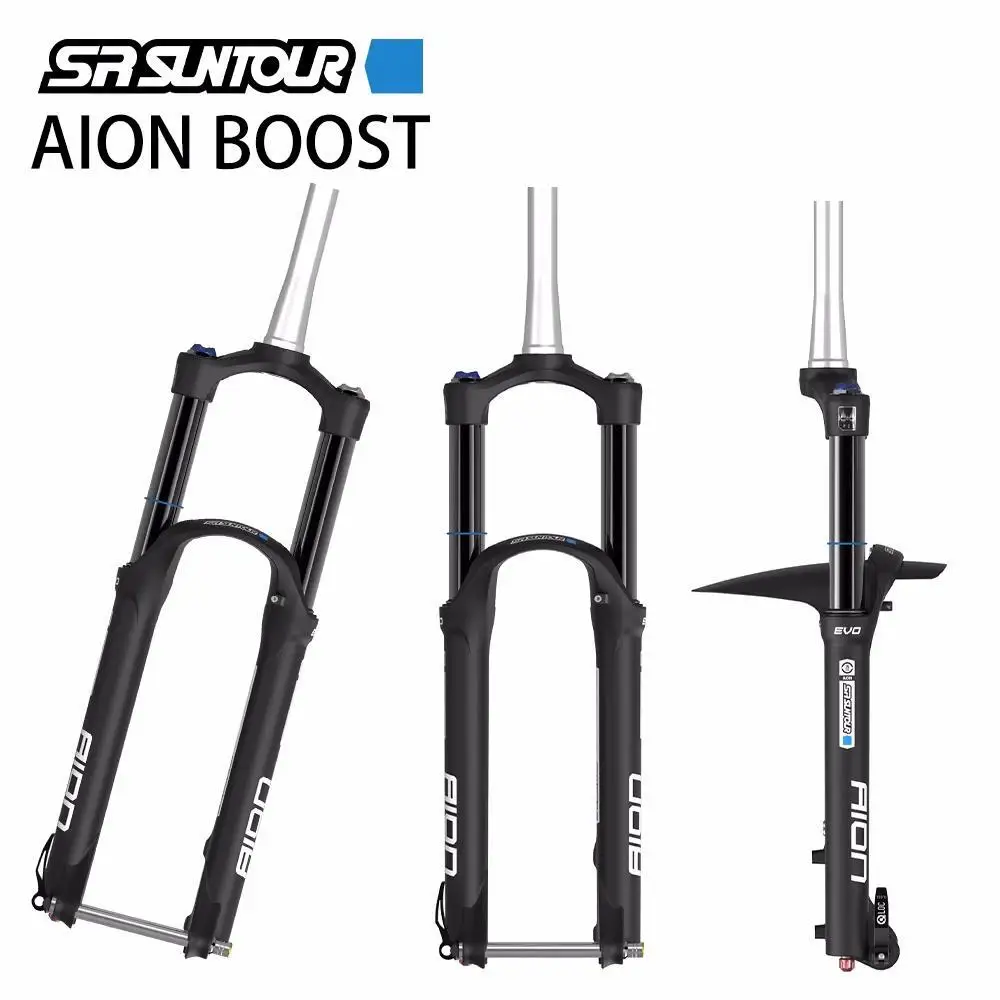 SUNTOUR AION DUROLUX Bicycle Fork 27.5 inch 29 inch Mountain Bike Front Fork Cone Tube Barrel Axle BOOST Off-road Front Fork