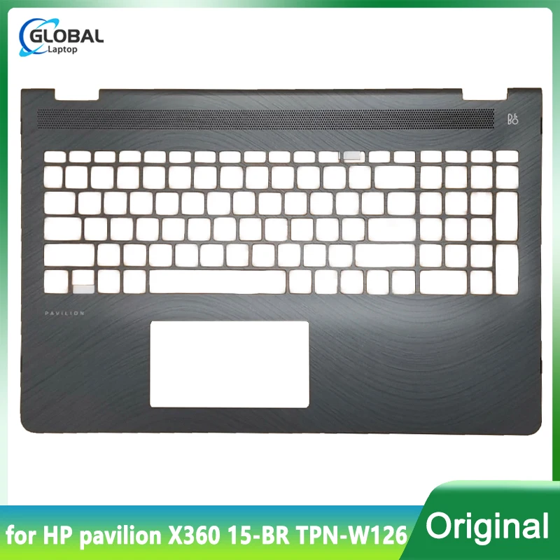 

New Laptop Case for HP pavilion X360 15-BR TPN-W126 Palmrest Upper Cover Notebook housing replacement 924522-001 924523-001