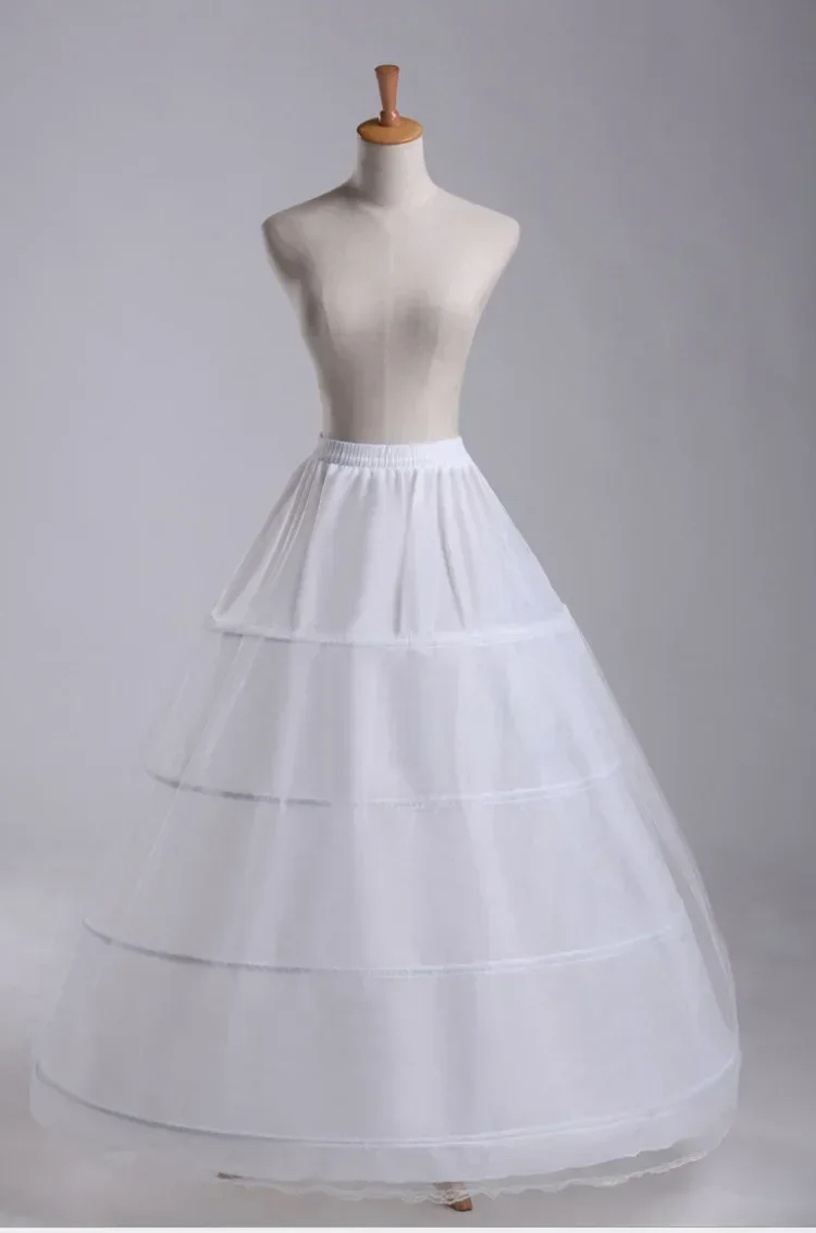 

4 обруча, 1-слойная тюлевая нижняя юбка для бального платья, кринолиновая нижняя юбка, свадебные аксессуары