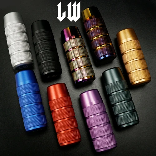 Imagen 1 del producto 9 colores en stock LW Diseño antideslizante 95 mm Perilla de palanca de cambios para automóvil Cabezal de palanca de cambios