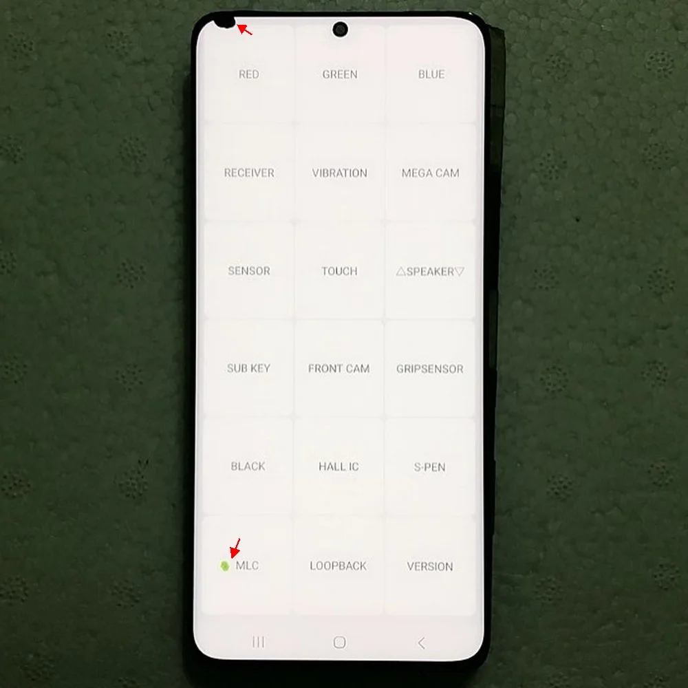 Com defectos amoled para samsung galaxy s21 ultra 5g g998b g998u g9980 display lcd tela de toque digitador assembléia 100% testes