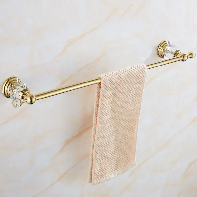 Tuqiu brass and crystal Bathroom Accessories Bathroom Shelf,Robe hook,Paper Holder,Toilet Brush Holder,towel rack,towel ring