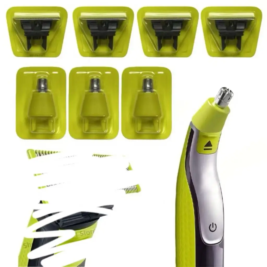 Compatible with Single-Blade Replacement Head Razor Models QP2520, QP2630, QP6510, QP6523,