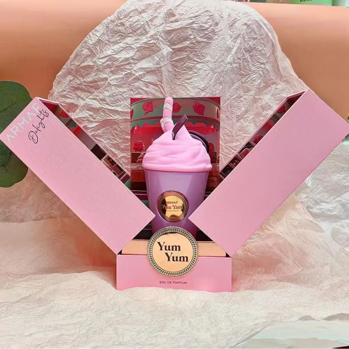 

Armaf Yum Yum Eau De Parfum - persistent fragrance with notes of vanilla, macaron, and berries - sweet and dreamy