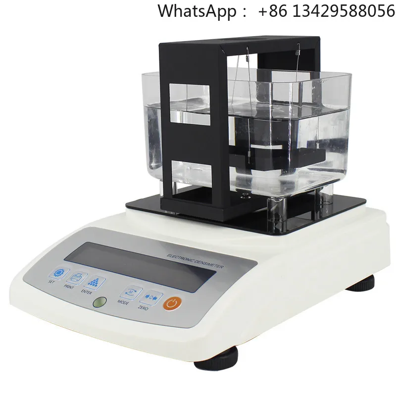 0.001g/120g Plastic Gold Density Tester Digital Gold Density Meter Lab Gold Purity Meter HBM Sensor LCD Backlight Auto