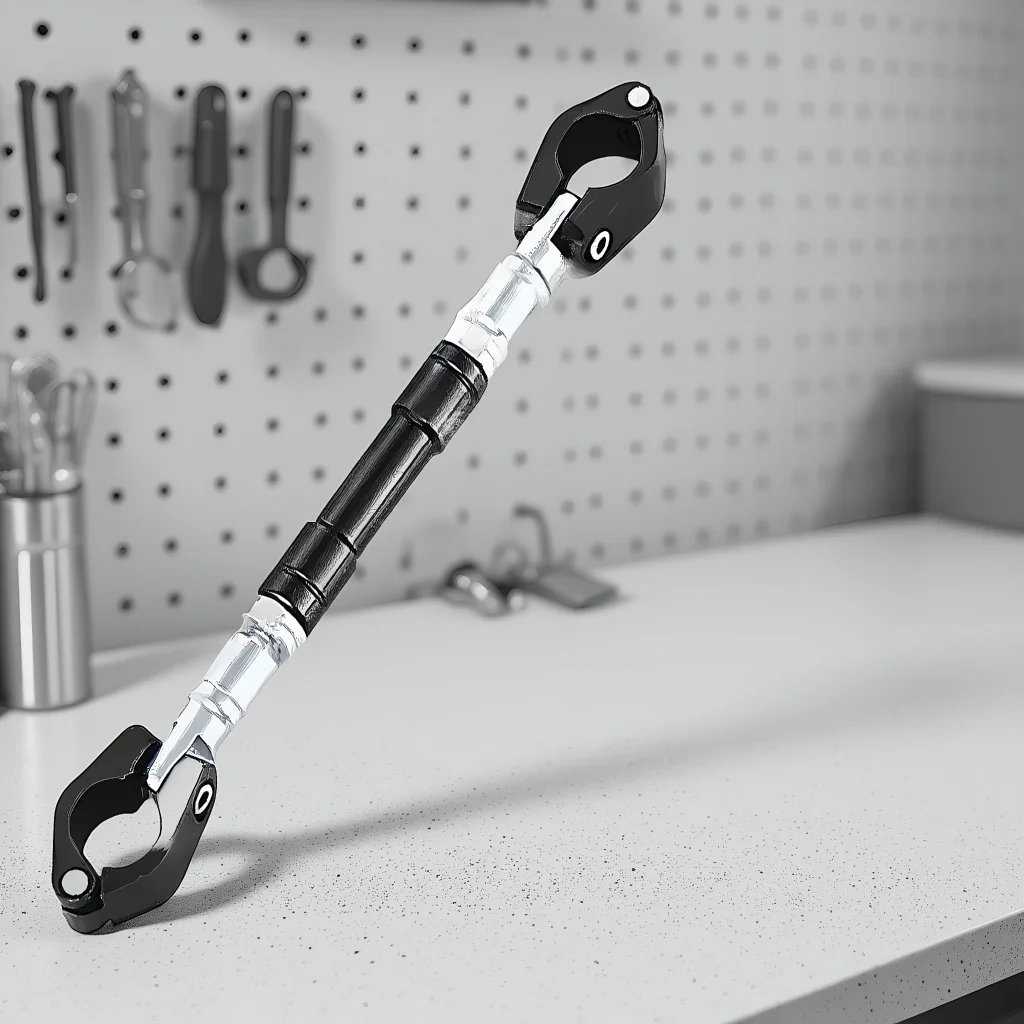 

Motorcycle Balance Bar Handle Bracket - CNC Reinforced Crossbar Steering Wheel Strength Modification Accessories