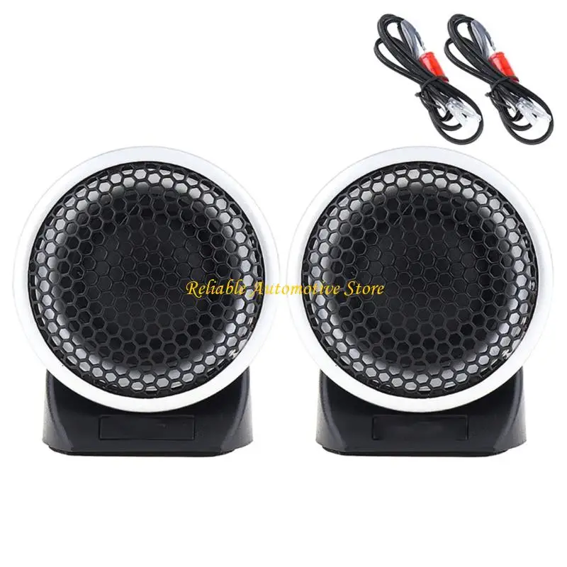 M68B HiFi Silk Dome Tweeter Speakers for Car Stereo Enthusiasts with Dynamic Response