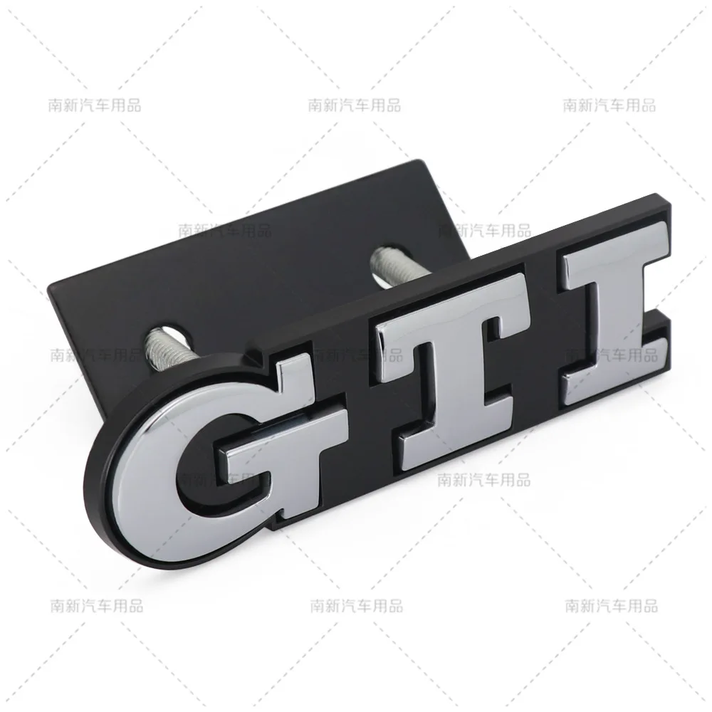3D Metal Car Grille Sticker GTI Emblem For Volkswagen Golf 5 Polo Golf 7 5 6 Mk6 7 R 7 Gtd Mk7 Mk4 Mk5 GTI Car Stickers - Detail 1