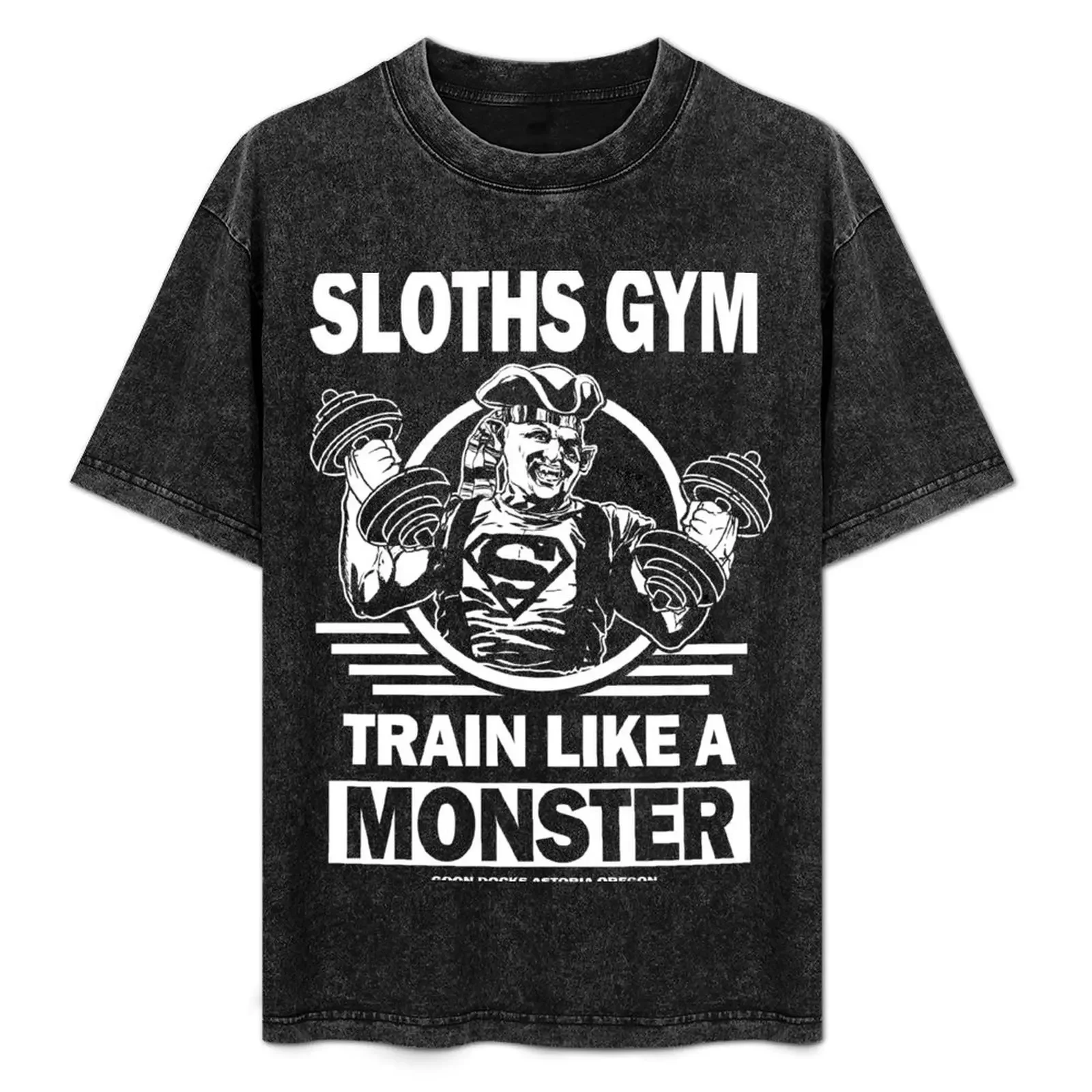 

Sloths Gym T-Shirt man clothes cute tops summer top summer 2025 mens graphic t-shirts anime