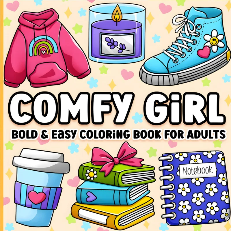 Cozy Girls Coloring Book, Thick Paper, Graffiti & Coloring Art Notebook, Hot New Cross-border Product