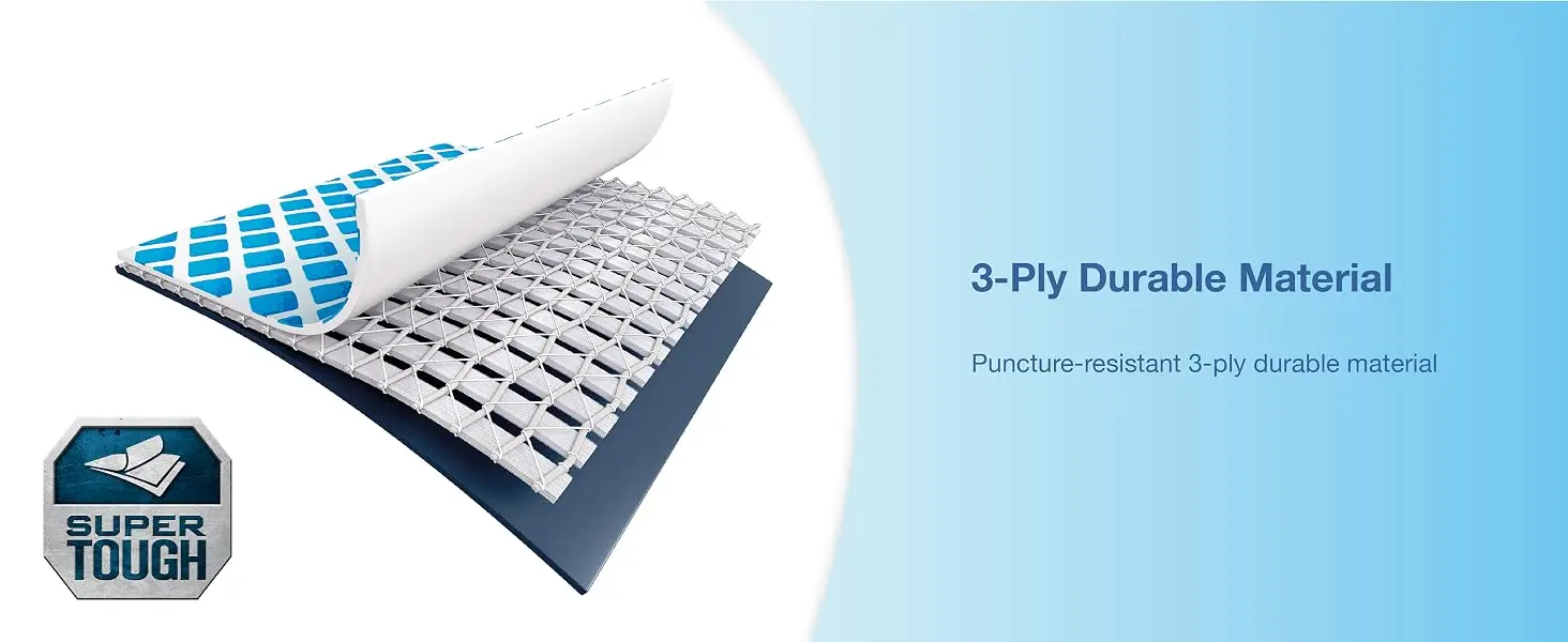 3-ply durable material