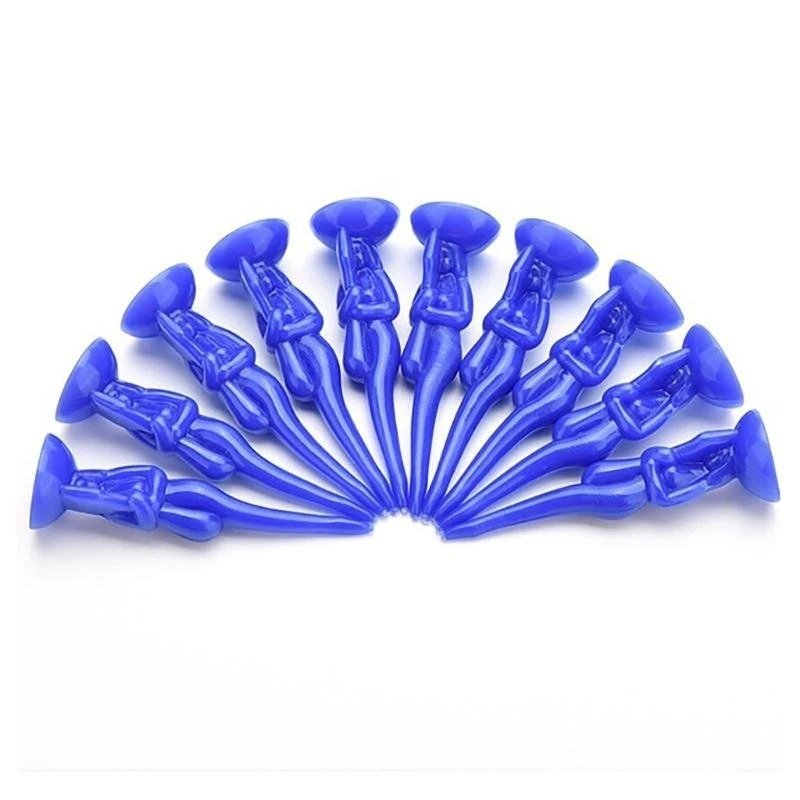 10 قطعة من البلاستيك سيدة عارية لعبة غولف تيز امرأة تيز مضحك ممارسة التدريب جولف تيز كرات حامل حامل إكسسوارات الغولف #5