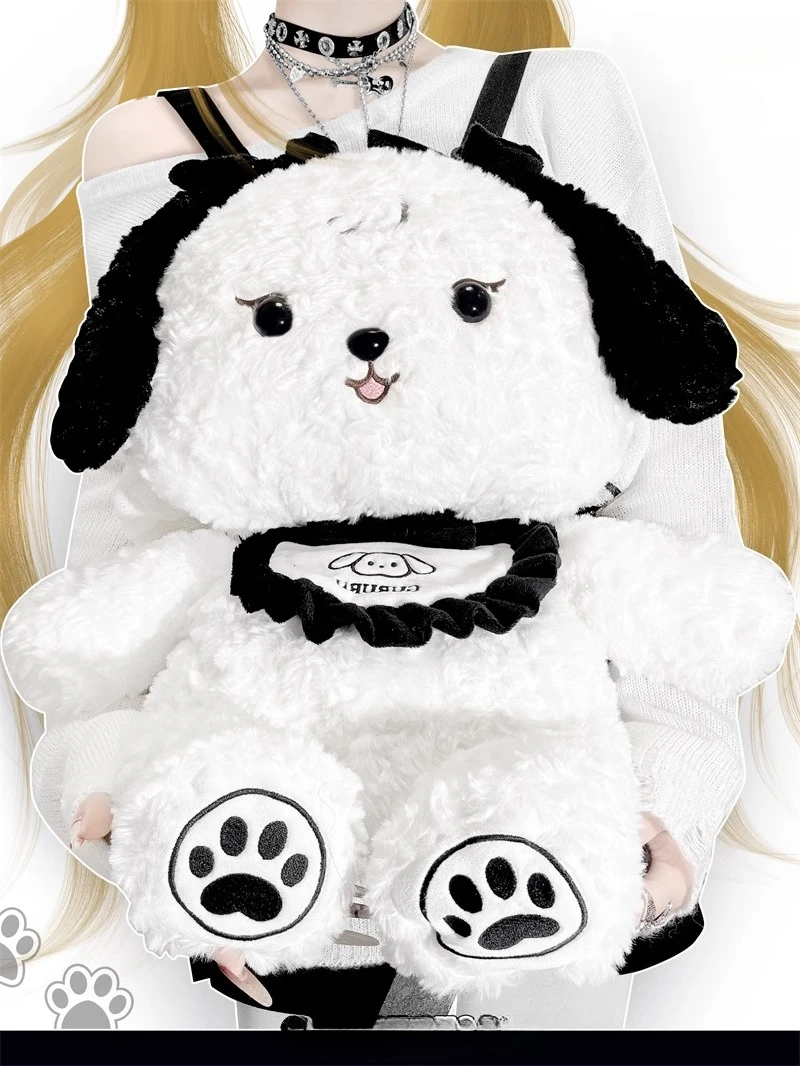 Original Lolita plush shoulder large capacity bag backpack