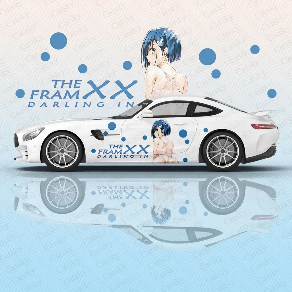 

Ichigo Darling in the FranXX Car Body Sticker Anime Itasha Vinyl Car Side Decal Sticker Car Decor Sticker Cars Protective Film