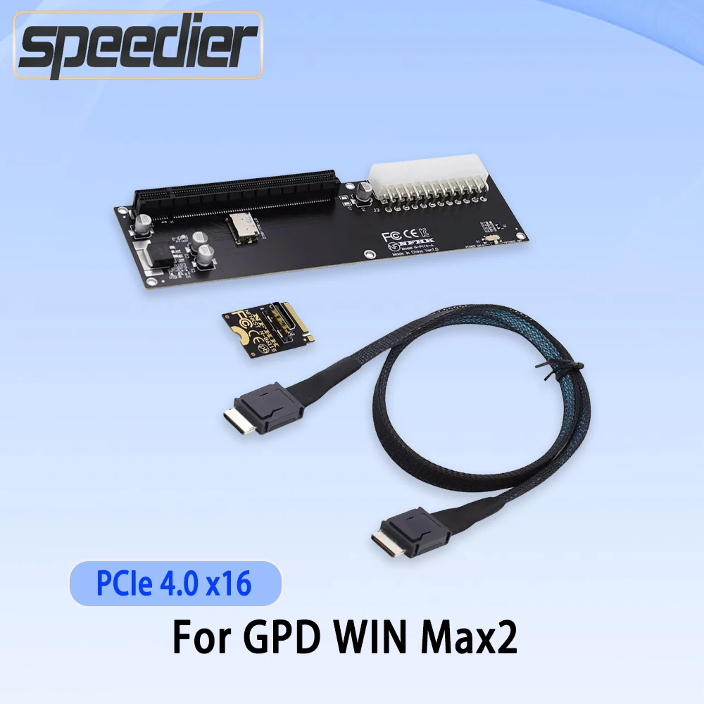 

Applicable GPD WIN Max2 NVMe M.2 To PCIe 4.0 X16 Adapter Card External Graphics Card SF-061 eGPU Expansion Card External