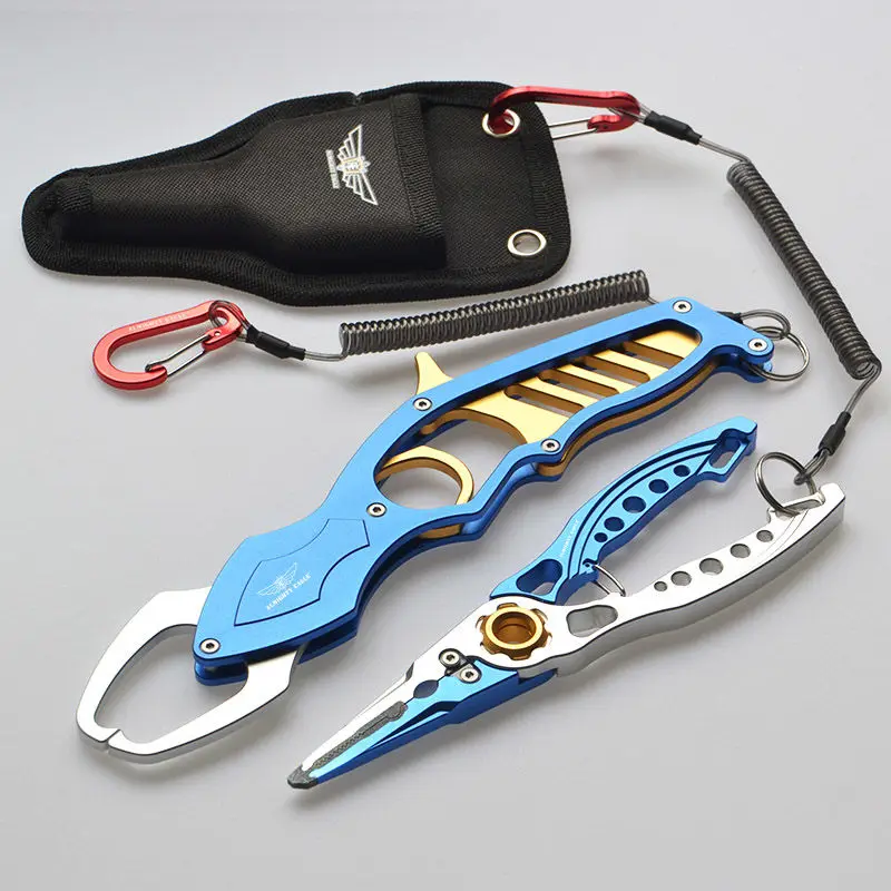 

Hot Selling High Quality Fish Controller Multifunctional Fish Clamp Luya Pliers Portable Fish Mouth Clamp Fish Control Pliers