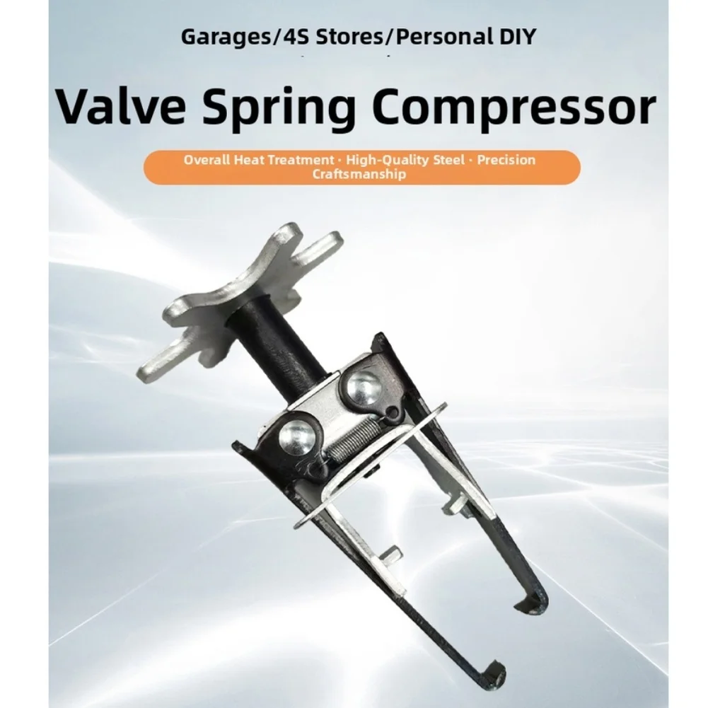 Valve Spring Compressor Automotive Engine Seal Disassembly Tool High-Strength Steel For Car For Motorcycle For SUV For Truck