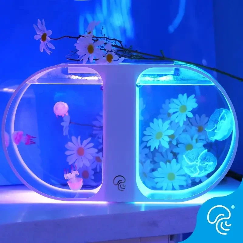 

Professional Jellyfish Tank Desktop Fish Tank Clownfish Aquarium Living Creative Fish Tank