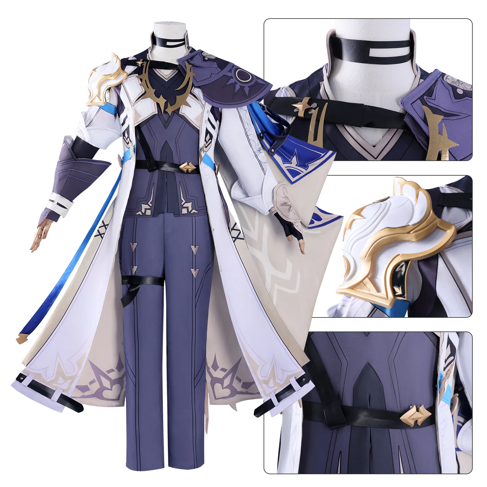 Game Honkai Star Rail Cosplay Costume wig Savior Kexia Metal Mydei Phainon Cosplay Game Uniform Halloween Party Suit