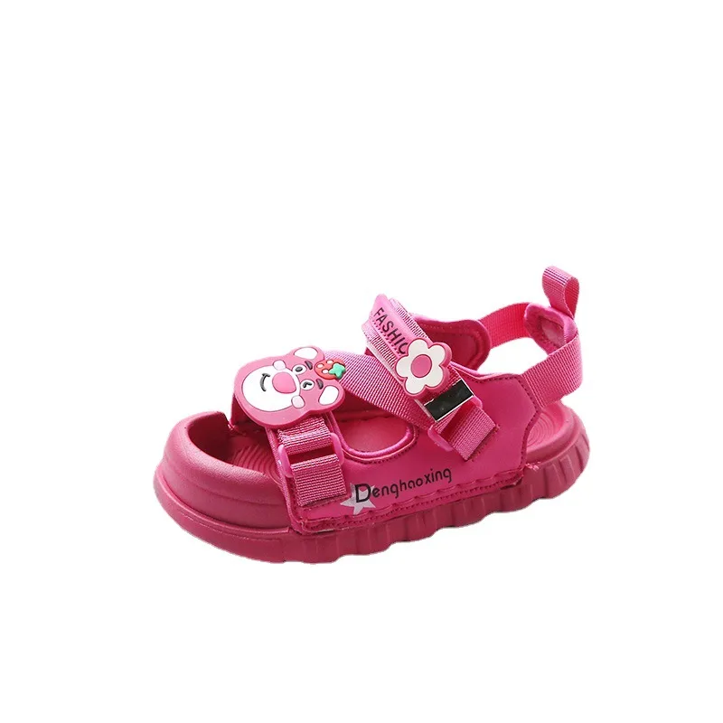 Kid Shoe Cartoon Children Sandals2023Summer New Medium To Large Children Soft Sole Children lovely Sandals Girls Beach Shoeصنادل