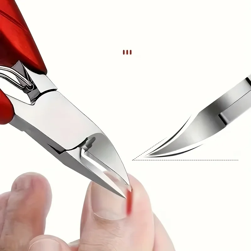 في سن المراهقة Nagelknipper القاطع Ingegroeide Teennagel أداة Dcke Nagel Dode Huid Vuil مزيل سوبر Scherpe Gebogen Mes Nail T