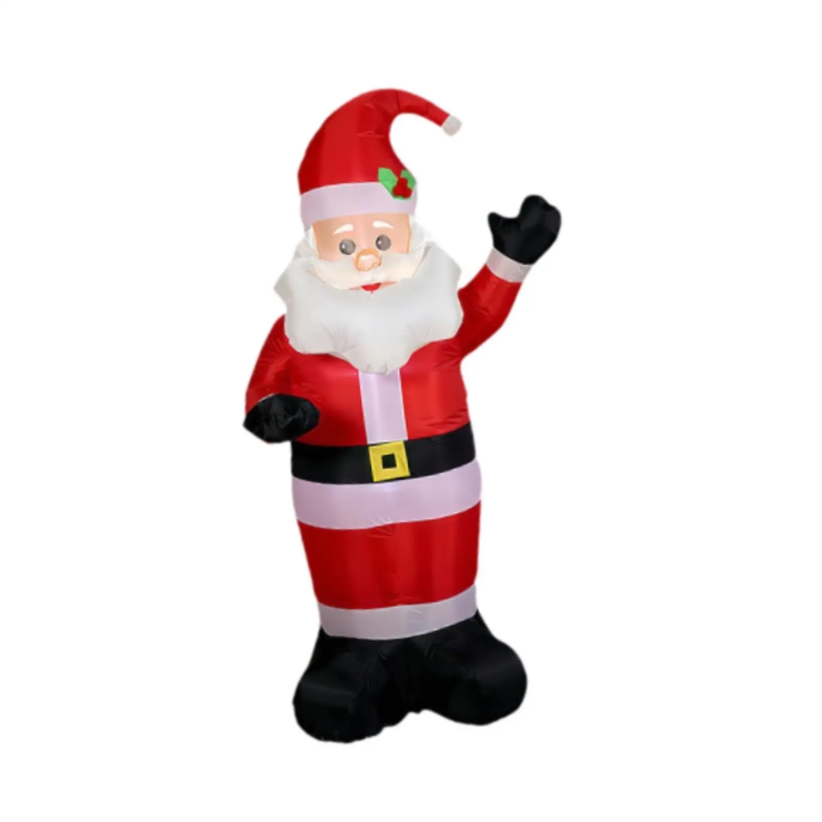 Christmas Inflatables Santa 1.8m Lighted Polyester Blow Up Holiday Decoration for Exterior Event Scene