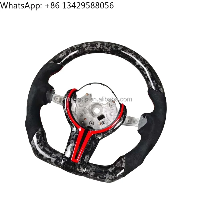 

For BMW F10 F30 E46 E60 F15 F90 F80 G20 G30 M3 M4 M5 Sports Style Leather Forged Carbon Fiber Steering Wheel Factory Wholesale