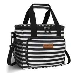 15L Lifewit borsa per il pranzo grande borsa per il pranzo isolata Soft Cooler Cooling Tote per uomo adulto donna borse per il pranzo nere per uomo