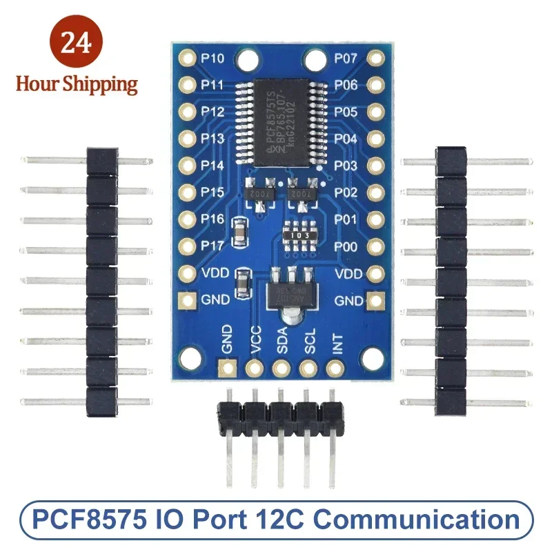 PCF8575 Module Expansion IO port Expander board DC 2.5-5.5V I2C communication control 16 IO ports For Arduino