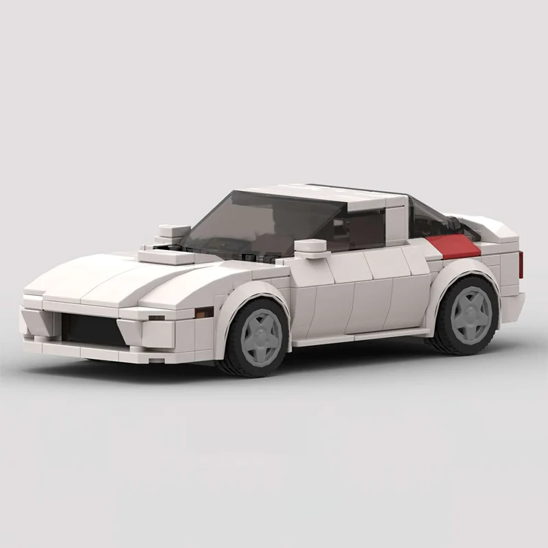 시티카 모델 MOC 빌딩 블록 RX-7 로터리 엔진 스포츠카 모듈형 기술 어린이 휴일 선물 조립 장난감 세트