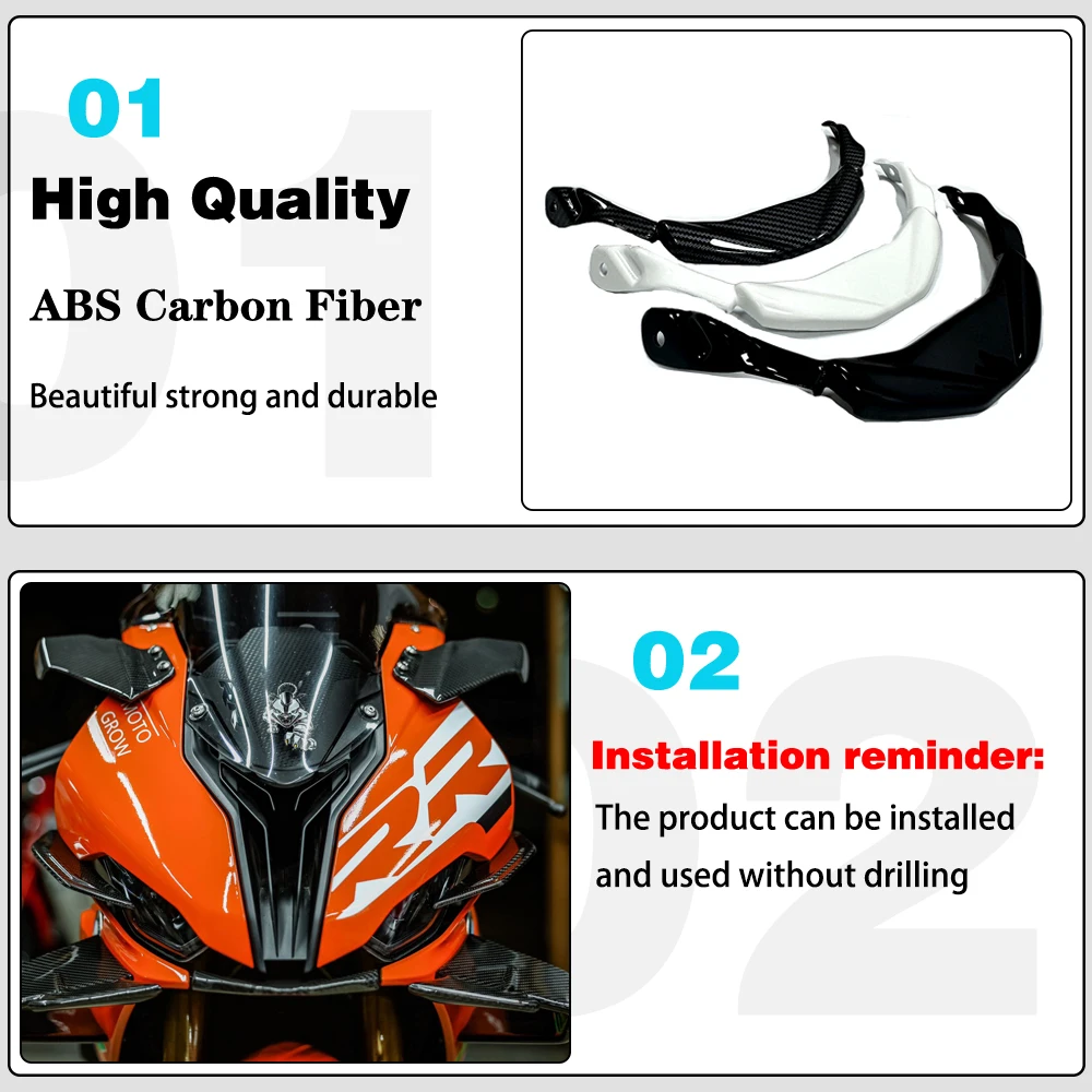 S1000RR Motorcycle Accessories forward air lip cover fairing For BMW M1000RR 2019 2020 2021 2022 for reduce wind resistance