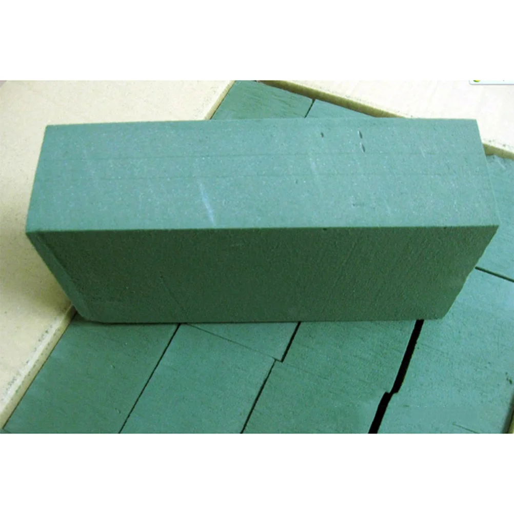 5Pcs Creative Floral Block Flower Brick Mud Florist Supplies Decoration Green Floral Foam Floral Dry Foam