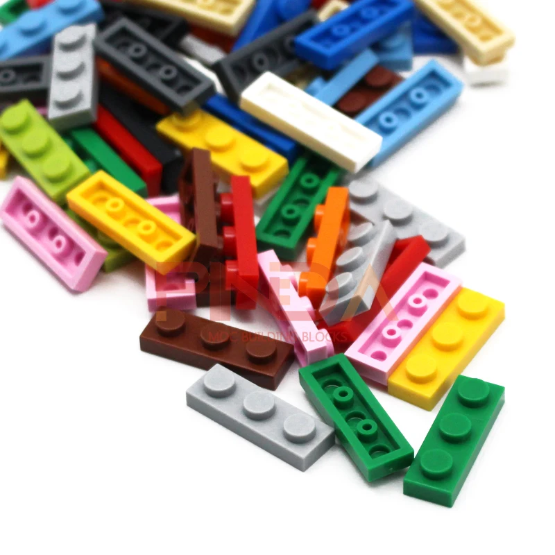 100 قطعة MOC 3623 Piastra 1X3 per Blocchi di Costruzione Parti FAI DA TE متوافق مع تجميع Storia Regalo Educativo Giocattol