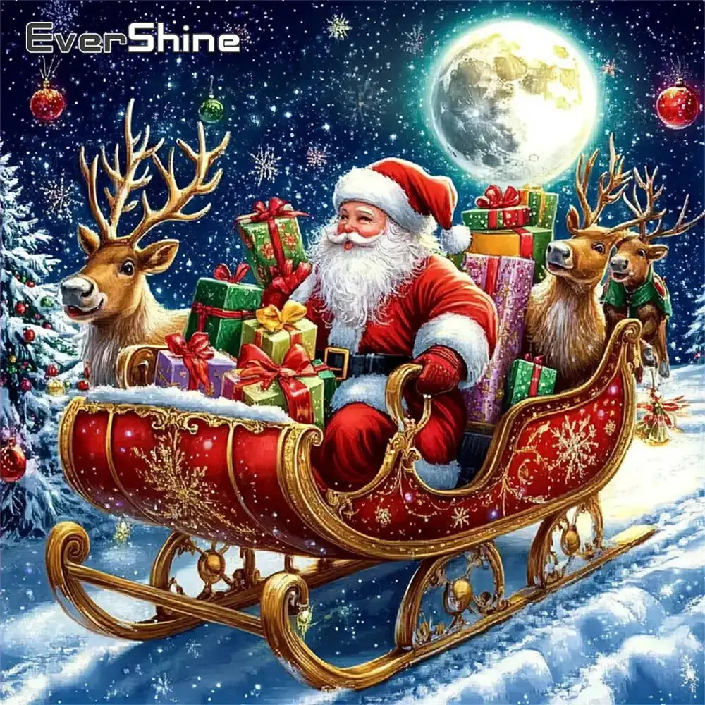 Evershine Diamant-Gemälde, Hund, Tier, Cartoon, komplett, quadratisch, rund, Diamant-Mosaik, Badezimmer, DIY-Bastelset, Heimdekoration